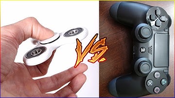 1000mph Fidget Spinner VS a PS4 Controller (BROKE)