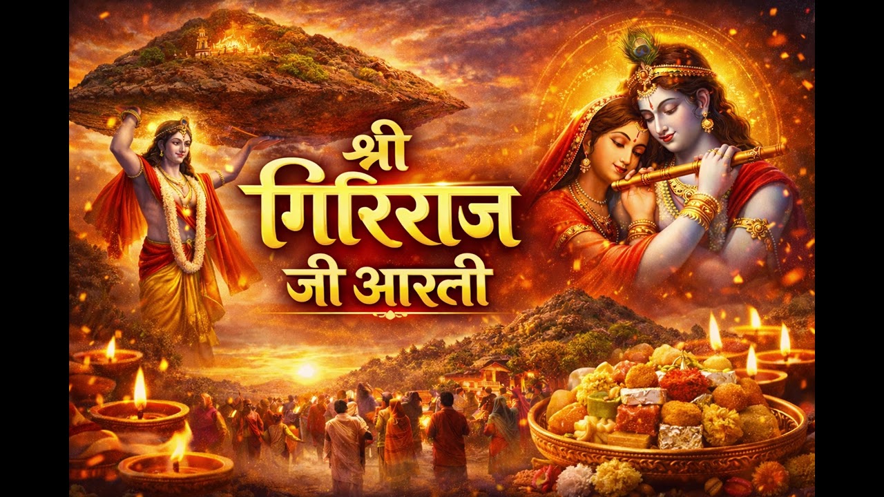 श्री गिरिराज जी आरती Giriraj Ji Aarti | Govardhan Giriraj Maharaj Aarti | Bhakti Aarti | Morning 