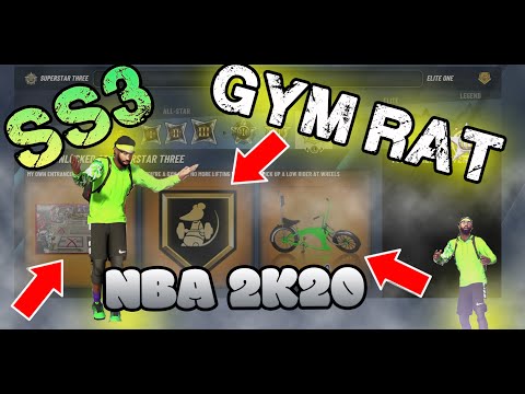 FINALLY HIT SUPERSTAR 3 IN NBA 2K20 | GYM RAT + MY OWN ENTRANCE UNLOCKED