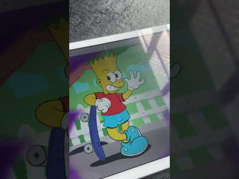 Desenho de Bart 2 pintado e colorido por Kakkak o dia 16 de Outobro do 2012