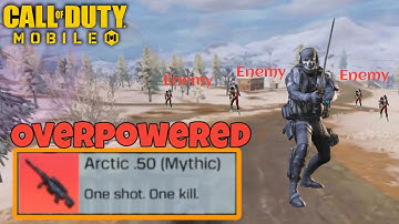 BEST GUNSMITH COMBO : ARCTIC 50 + M4 BLACK GOLD | COD MOBILE | BATTLEROYALE