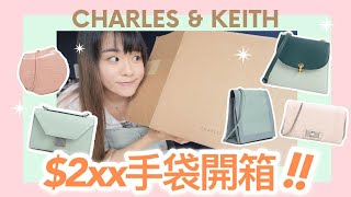 🛍️小ck自購開箱🛍️ $2XX平價手袋✨5件CHARLES &amp; KEITH開箱！｜CherryVDO