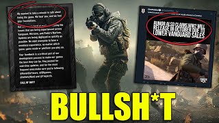 The Call of Duty devs apologized for their broken games--and it's all BULLSH*T