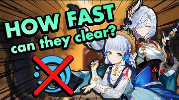 Speedrunning EVERY Artifact Domain with AYAKA + SHENHE | Genshin Impact