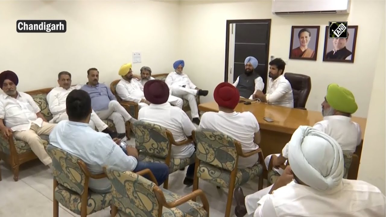 Graft Case: Congress holds meeting following arrest of Sadhu Singh Dharamsot in Chandigarh
