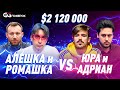 Super MILLION$ | $2,120,000 | Роман Емельянов, Адриан Матеос, Алексей Бойко, Юрий Дзивелевски | RUS