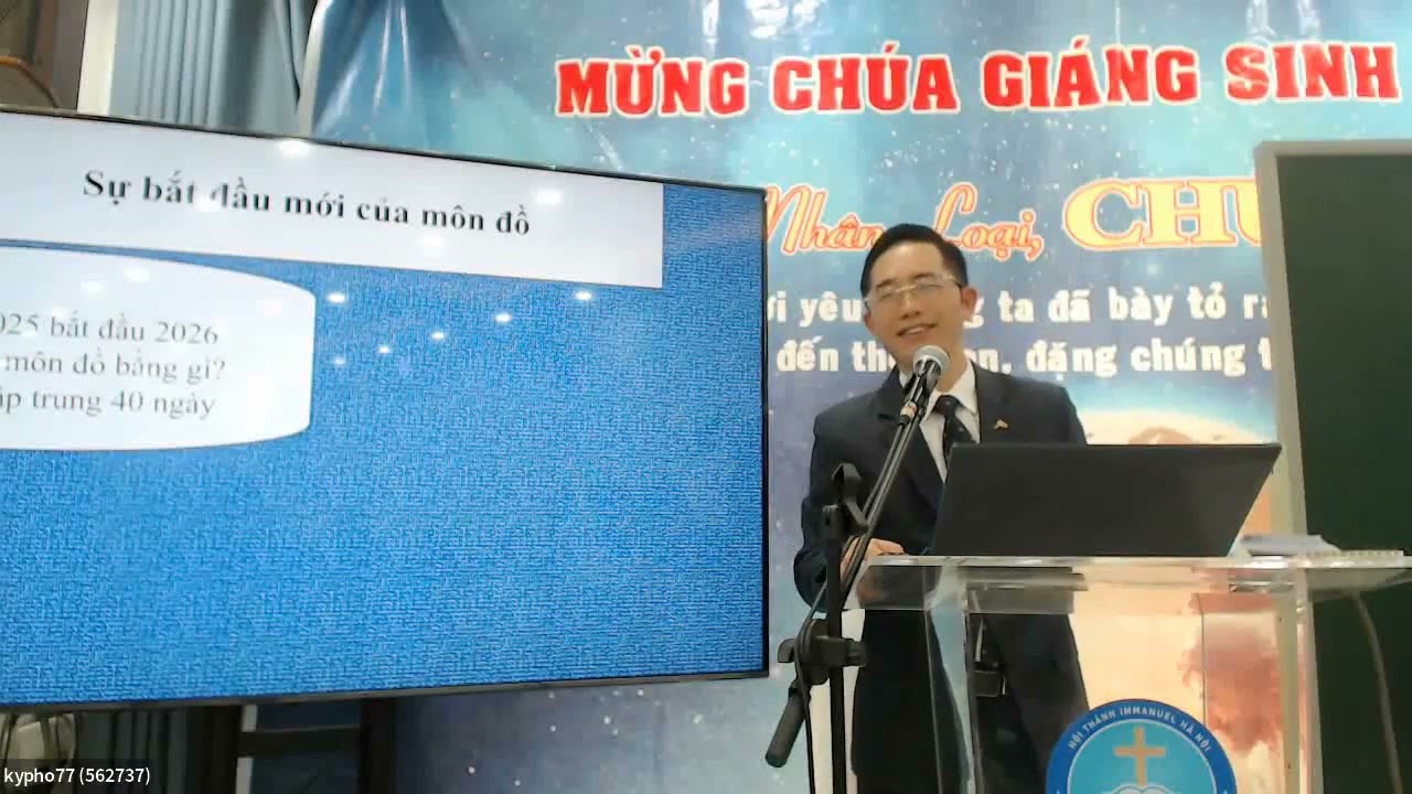 20260104 Lễ 2 Bắt đầu mới của các môn đồ (Công 1;1-14)