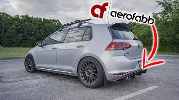 Every Modified Volkswagen Needs This! | Aerofabb Diffuser Install MK7 GTI