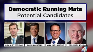 Who could Kamala Harris choose as her running mate in the race for the White House?