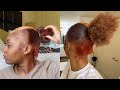 no part slick back tutorial 👱🏾‍♀️👩🏾‍🦰