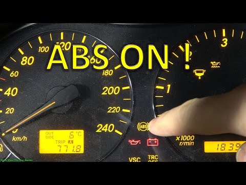 ABS + VSC + TRC warning light are ON ! Issue is the stuck brake