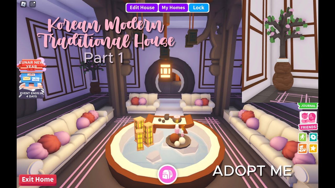 Korean House Makeover part 1 (Speed Build) Adopt Me Roblox - YouTube