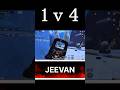 1 v 4 #jeevangaming #bgmi #ytshorts #gaming #youtubeshorts