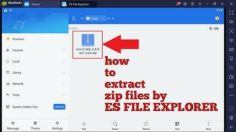 how to extract game zip, obb(data) file from es file explorer