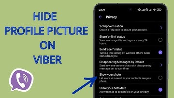 HOW TO HIDE YOUR PROFILE PICTURE ON VIBER FOR MORE PRIVACY?