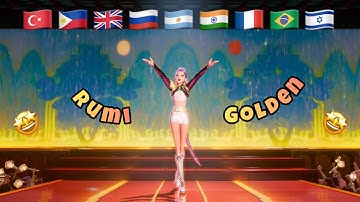 Rumi solo sings “Golden” in 9 languages | KPop Demon Hunters