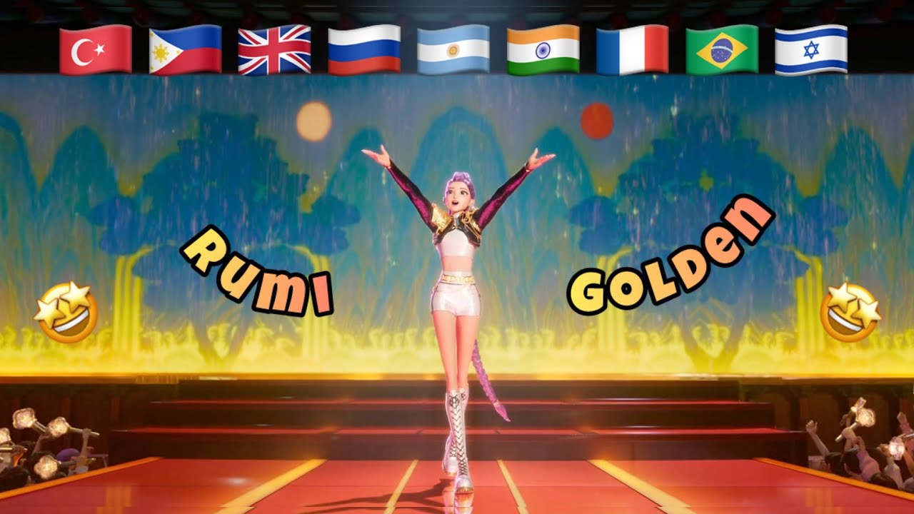 Rumi solo sings “Golden” in 9 languages | KPop Demon Hunters - YouTube