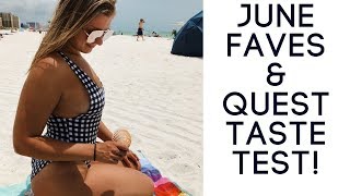 Quest Tortilla Taste Test/Review & June Fitness Faves