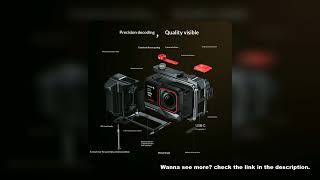 Aluminum Camera Cage for Insta360 Ace Pro 2 Metal Protective Frame with Grip Cold Shoe 1/4 Thread Mo
