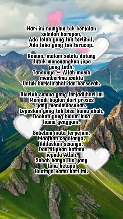 Renungan Malam | Tentang Lelah, Ikhlas, dan Ketenangan Hati  #motivasidiri #quotes #renunganhati