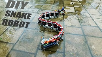 DIY Smart Snake Robot With IR Vision Using Arduino