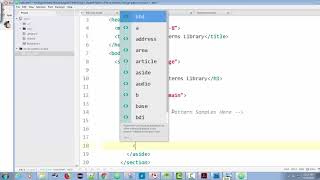 Develop a Design Pattern Library Website Project
