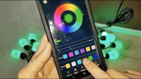 YSJ Outdoor String Lights 48ft Patio RGB for Outdoor IP66 Waterproof 15 LED App & Remote Control