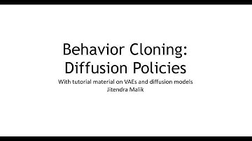 Lecture 7: Behavior cloning - Robots That Learn - UC Berkeley CS 294-277 (Fall 2024)