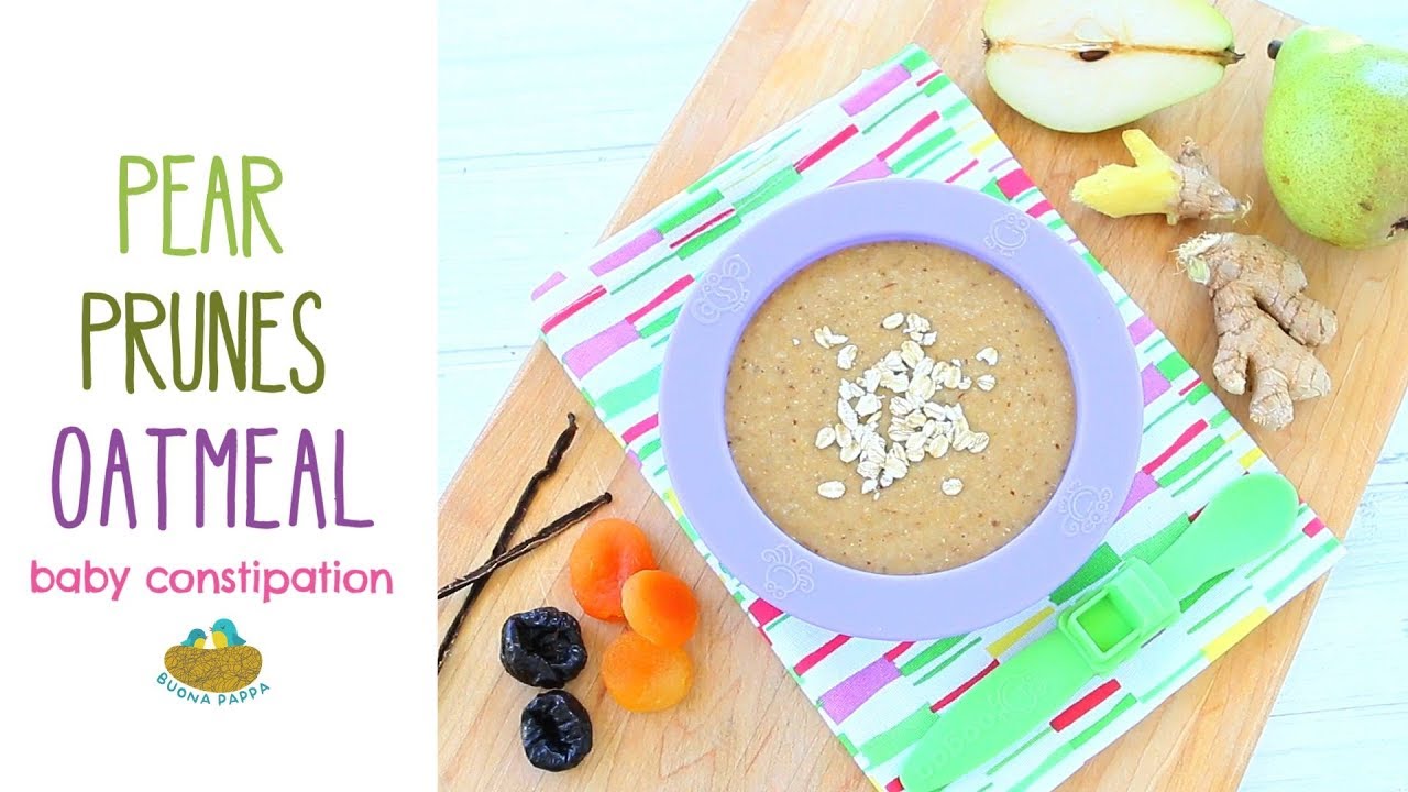 Oatmeal for constipation - Baby food recipe +6M | BuonaPappa