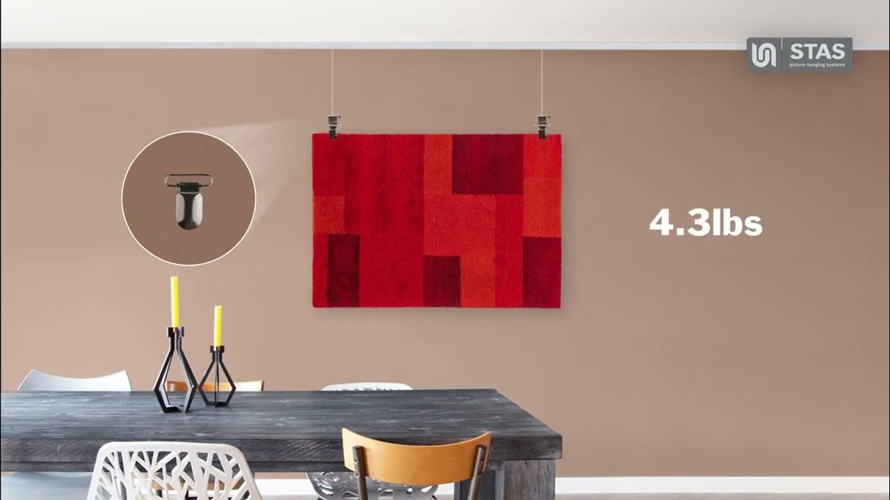 How to hang a tapestry STAS quilt hanging systems YouTube