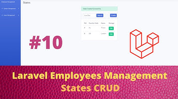10 Employees Management Application with Laravel and Vuejs - State CRUD