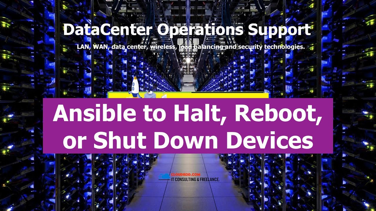 Ansible to Halt, Reboot, or Shut Down Devices Running Junos OS by