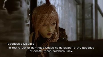 Lightning Returns: FF-XIII - 1-2 In The Shadow of The Heretics: Children of Etro Phone Code Cutscene