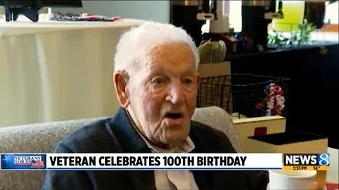 World War II veteran celebrates 100th birthday