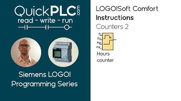 LOGO! Counters 2 - Hours Counter | Siemens PLC Programming