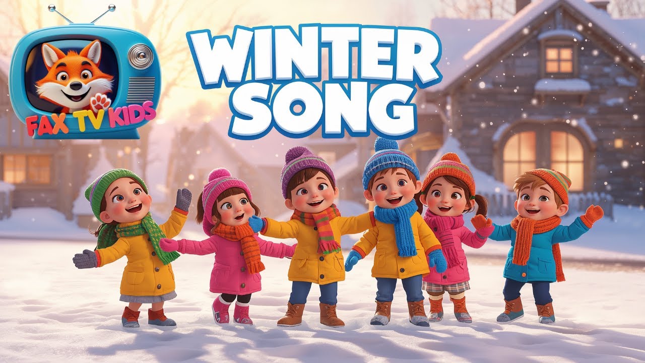 Winter Song for Kids | Fun Snowy Day Sing-Along ❄️ | Fax TV Kids