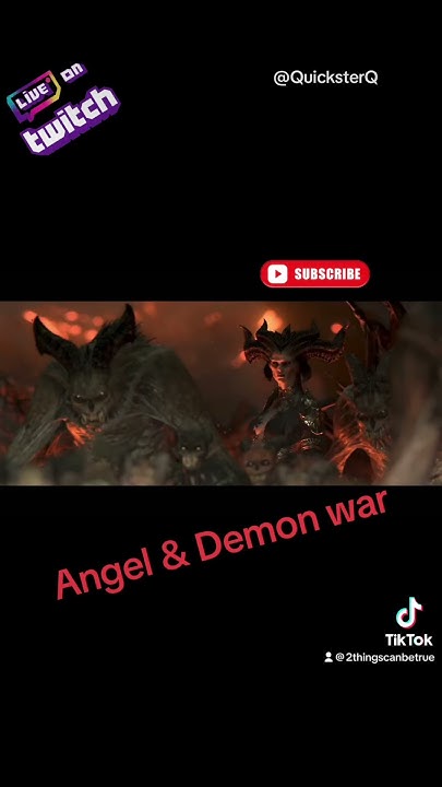 Angel And Demon War diablo4 lilith gaming twitch shorts reels angel-and-demon-war-diablo4-lilith-gaming-twitch-shorts-reels