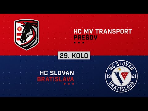29.kolo HC MV Transport Prešov - HC Slovan Bratislava HIGHLIGHTS