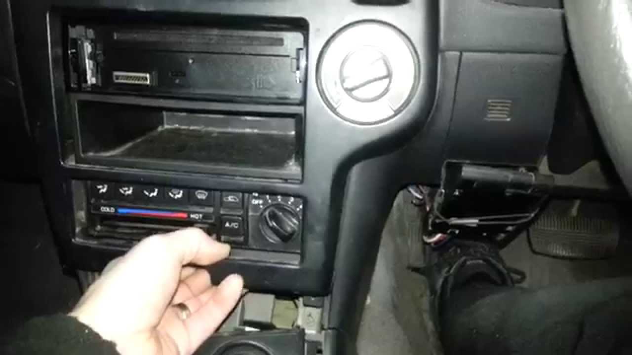 How to remove a radio from a Nissan Pathfinder - YouTube