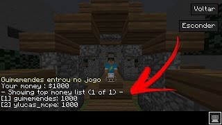 PLUGIN  POCKETMONEY SEM BUGS NO TOPMONEY |PHP7 (MC-NODE/POCKETMINE)
