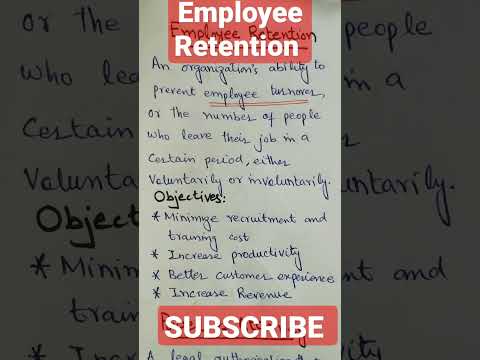 Video: Over het behoud van werknemers betekenis?