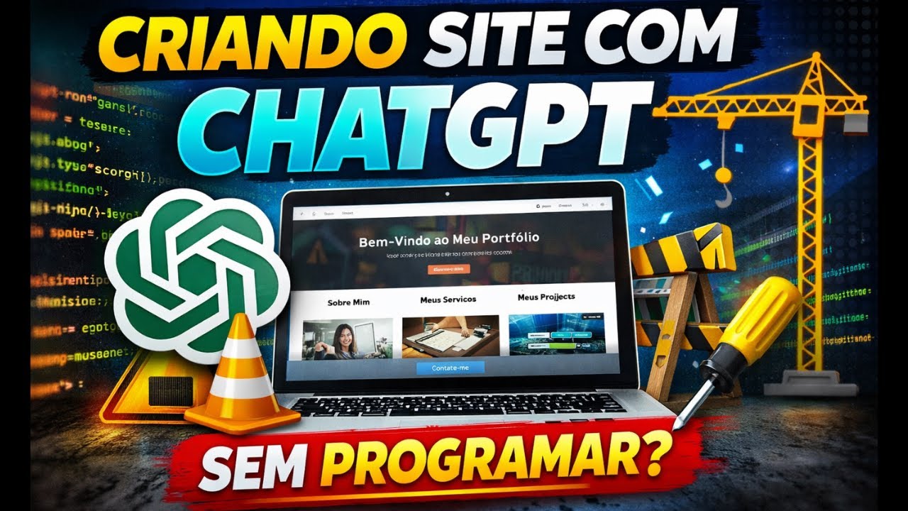 Como criar um site com o ChatGPT do zero - YouTube