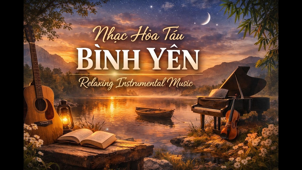 NHẠC HÒA TẤU BÌNH YÊN | 10 Bản Nhạc Không Lời Thư Giãn – Ngủ Ngon – Giảm Stress