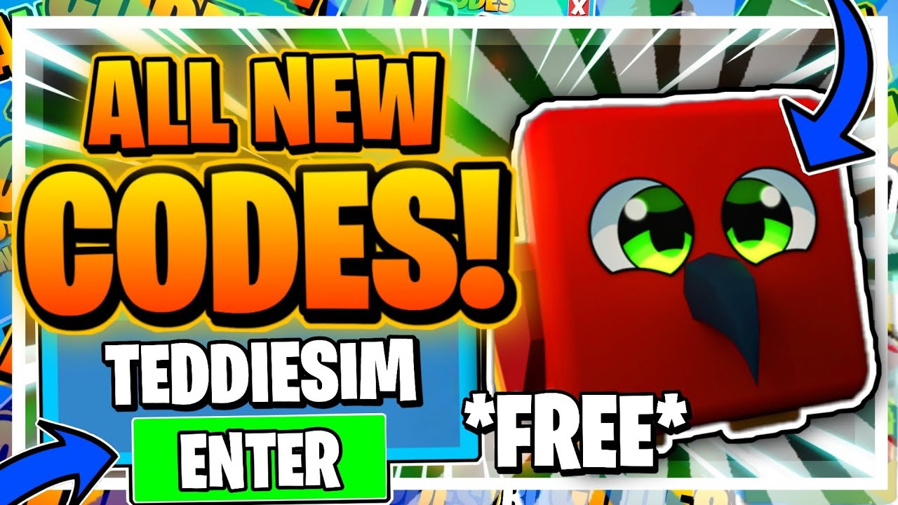 Codes For Teddie Simulator Roblox