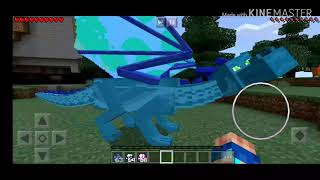 Minecraft addon showcase dragon mount(hope u enjoy) screenshot 2