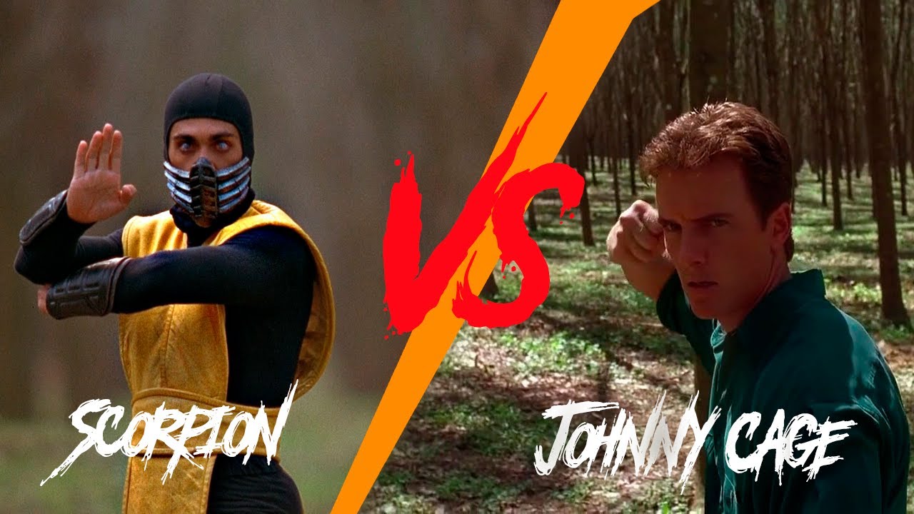 Scorpion Vs Johnny Cage Mortal Kombat Film Youtube