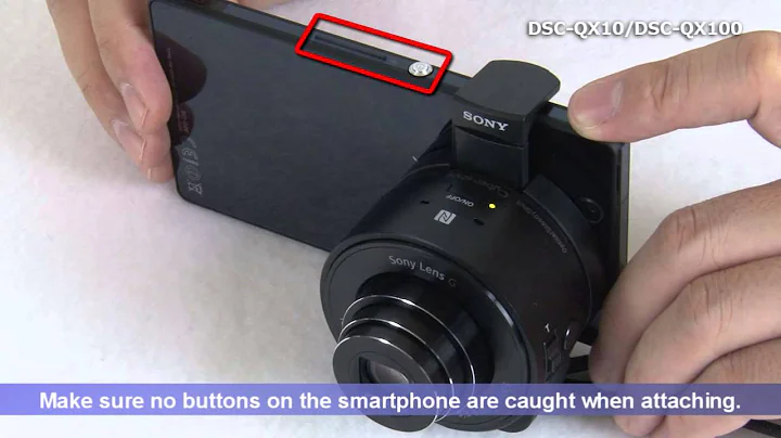 DSC-QX10/DSC-QX100 Quick Start Guide Video　(For Android)