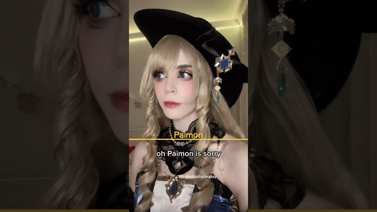 Paimon is so rude #genshinimpact #gamer #genshin #cosplay #cosplayer #acting #shorts #comedy