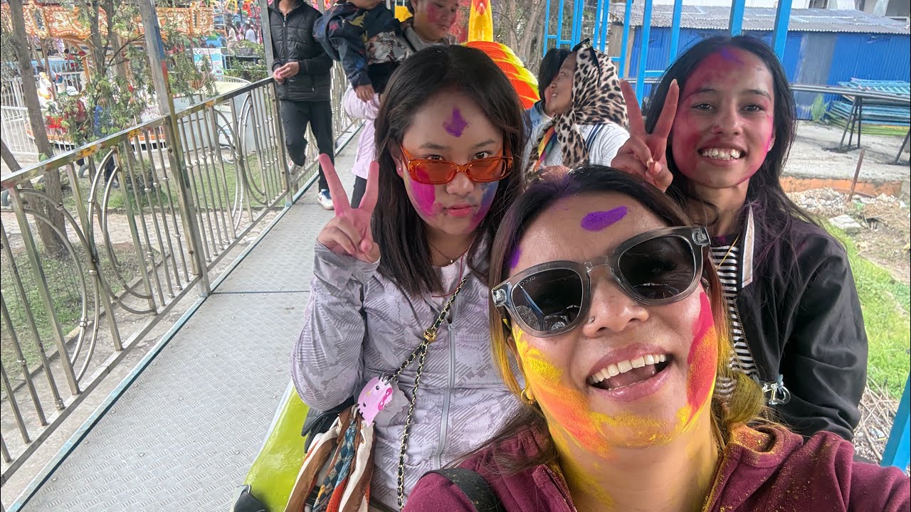 Happy Holi #pokhara #familyvideo
