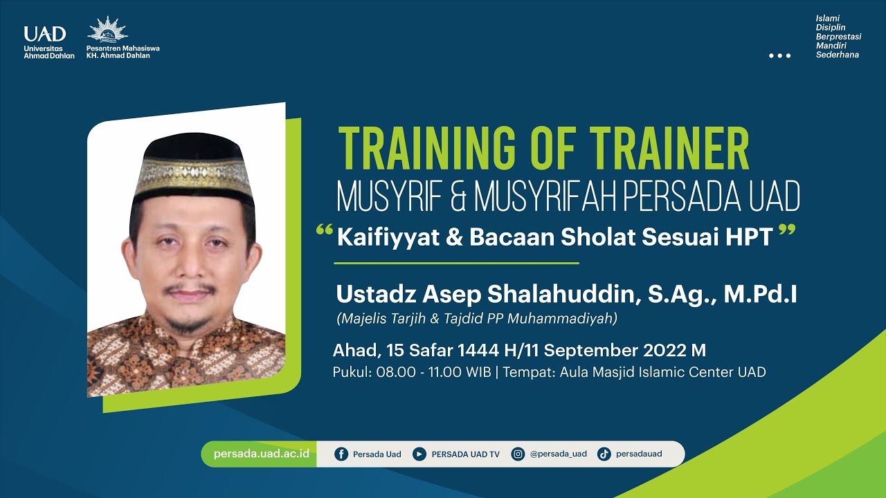 KAIFIYYAT & BACAAN SHOLAT SESUAI HPT | UST. ASEP SHALAHUDDIN, S.AG., M ...